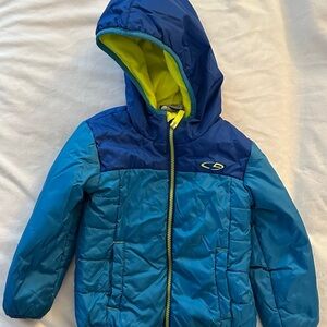 Champion Neon Yellow Fleece Jacket